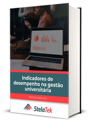 Capa do e-book: Indicadores de desempenho para a gestão universitária